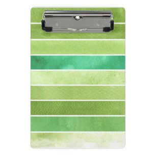 Minicarpeta De Pinza gran fondo verde de la acuarela - acuarela