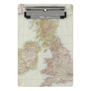 Minicarpeta De Pinza Grossbritannien, Irland - mapa de Reino Unido,