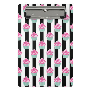 Minicarpeta De Pinza Guay Trendy Bleck and Withe, pasteles de la copa
