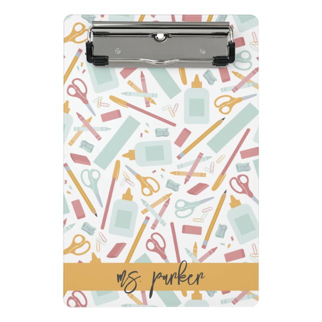 Minicarpeta De Pinza Herramientas escolares personalizadas (Anverso)