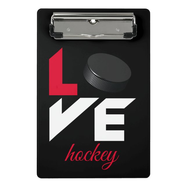 Minicarpeta De Pinza Hockey de amor (Anverso)