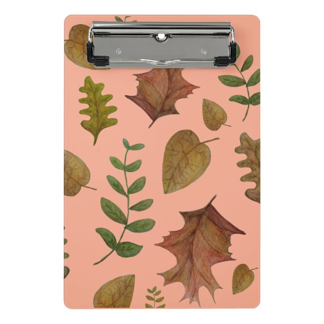 Minicarpeta De Pinza Hojas de otoño (Anverso)