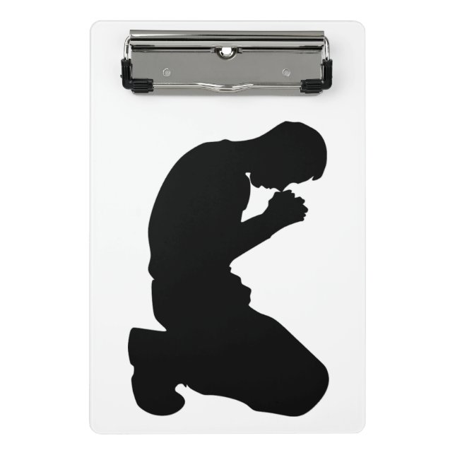 MINICARPETA DE PINZA HOMBRE RODANDO EN PRAYER SILHOUETTE NEGRO (Anverso)