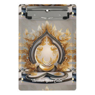 Minicarpeta De Pinza "Horas pacíficas doradas"