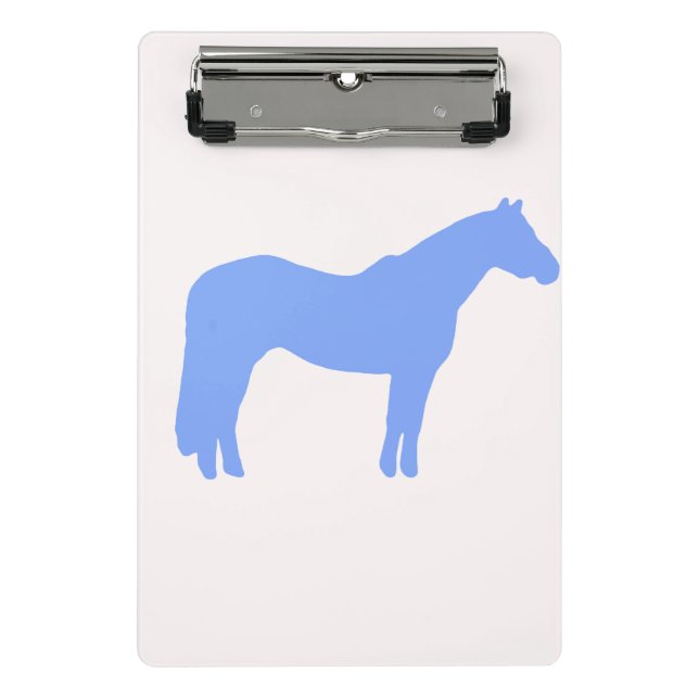 Minicarpeta De Pinza Horse Trainer Business Blue Simple and Modern (Anverso)
