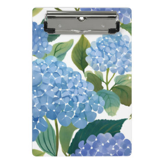 Minicarpeta De Pinza Hortensias Azules | Hermoso Arbusto Floral