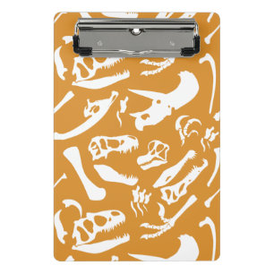 Minicarpeta De Pinza Huesos de dinosaurio (oro)