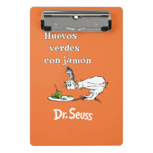 Minicarpeta De Pinza Huevos Verdes con Jamón del Dr. Seuss