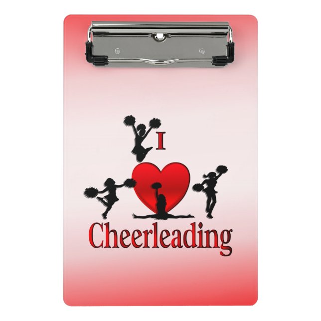Minicarpeta De Pinza I Heart Cheerled (Anverso)