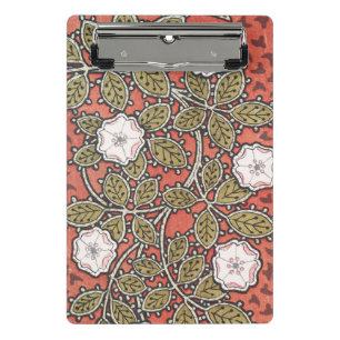 Minicarpeta De Pinza Ilustración de Arte de Rosa Silvestre Flor Vintage