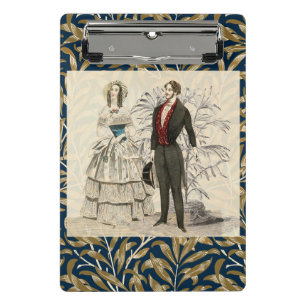 Minicarpeta De Pinza Ilustración de boda victoriana vintage de 1844 