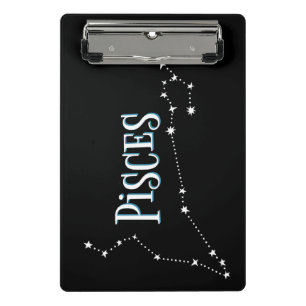 Minicarpeta De Pinza Im A Pisces Zodiac. Rótulo Pisces Zodiac De Moda