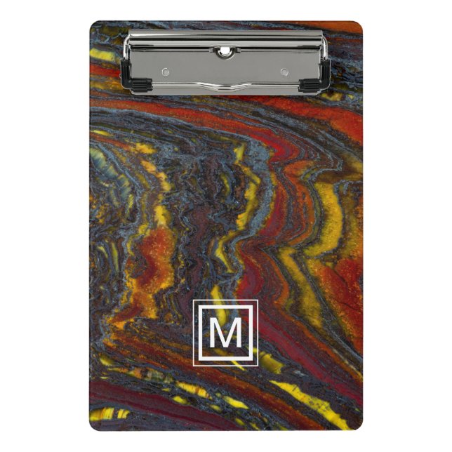 Minicarpeta De Pinza Inicial| Hierro Tigre En Rojo, Amarillo Y Azul (Anverso)