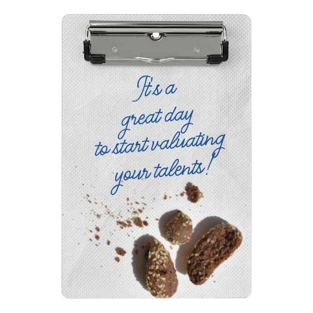 Minicarpeta De Pinza Inspirador de gran día personalizado (Anverso)