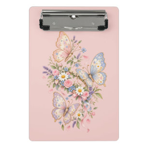 Minicarpeta De Pinza Jardín de Cumpleaños de Mariposa Pastel