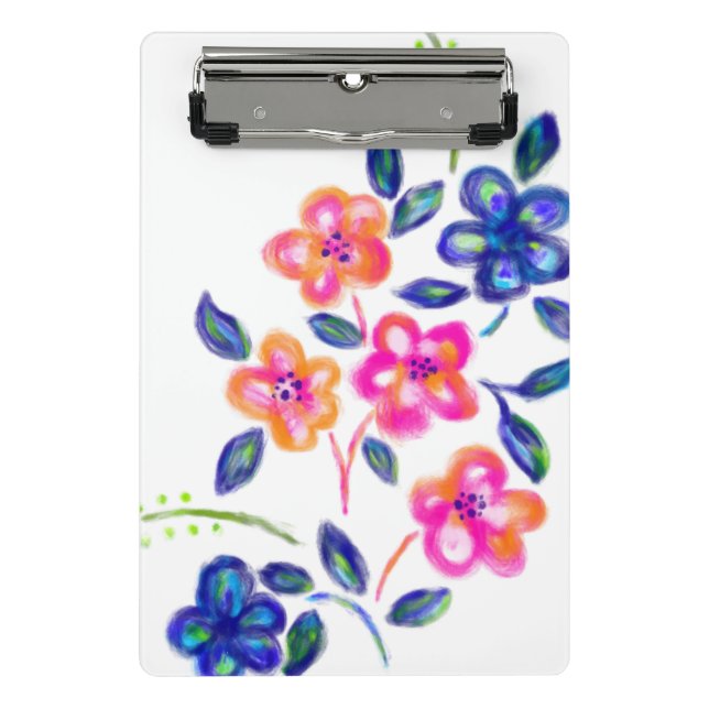 Minicarpeta De Pinza Jardín de flores (Anverso)