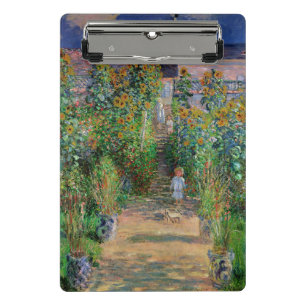 Minicarpeta De Pinza Jardín Monet Vetheuil Pintura Impresionista