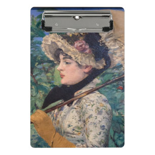 Minicarpeta De Pinza Jeanne (Primavera) Por Édouard Manet