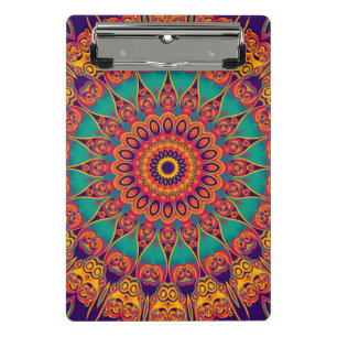 Minicarpeta De Pinza Kaleidoscope Fractal - tatuaje II + tus ideas