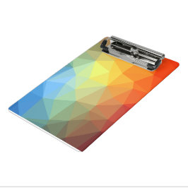 Minicarpeta De Pinza Kaleidoscopio Arcoiris geométrico