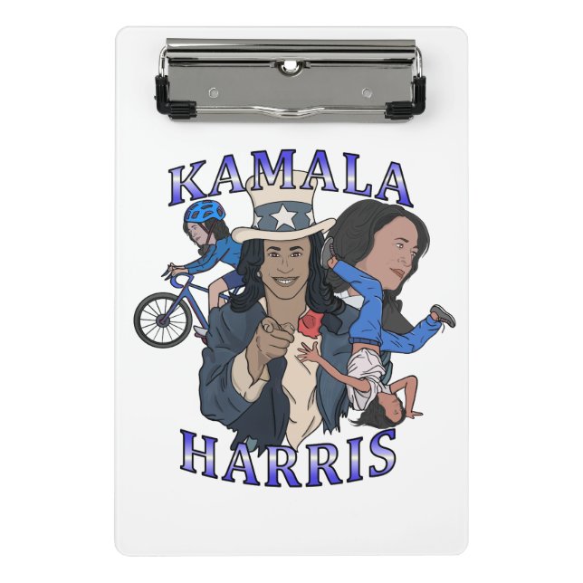 Minicarpeta De Pinza Kamala Harris Bootleg Rap Style (Anverso)