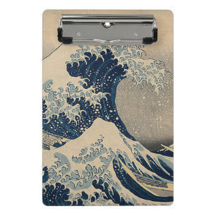 Minicarpeta De Pinza Katsushika Hokusai. La gran ola de Kanagawa