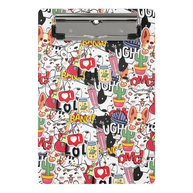 Minicarpeta De Pinza kawaii funny pet design - cute animal lover  (Anverso)