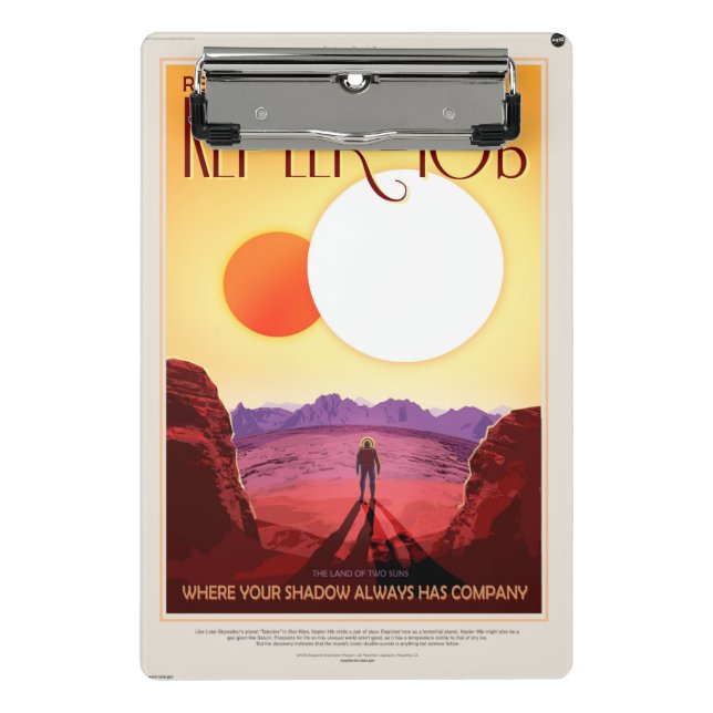 Minicarpeta De Pinza Kepler Space Travel Destination Planet Adventure (Anverso)