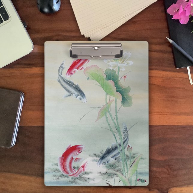 Minicarpeta De Pinza Koi Fish con Lotus (Subido por el creador)