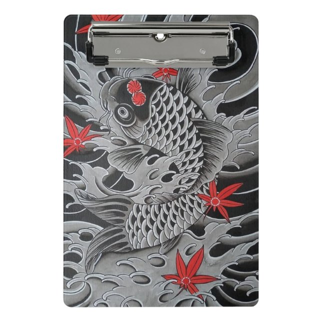 Minicarpeta De Pinza Koi Fish japonés (Anverso)