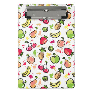 Minicarpeta De Pinza la mano dibujada da fruto modelo