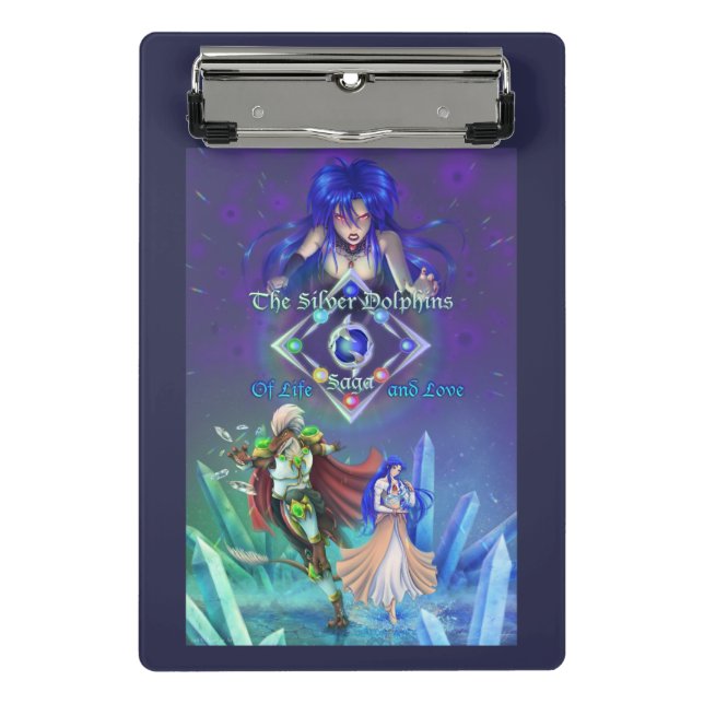 Minicarpeta De Pinza La saga de los delfines plateados (Anverso)