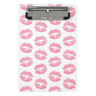 Minicarpeta De Pinza Labios Rosados, Patrón De Labios, Palo De Labios R