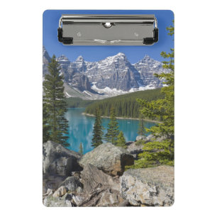 Minicarpeta De Pinza Lago Moraine, Rocosas canadienses, Alberta, Canadá