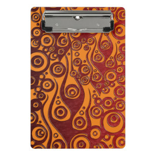 Minicarpeta De Pinza Las llamas y los círculos del tatuaje II + su tras