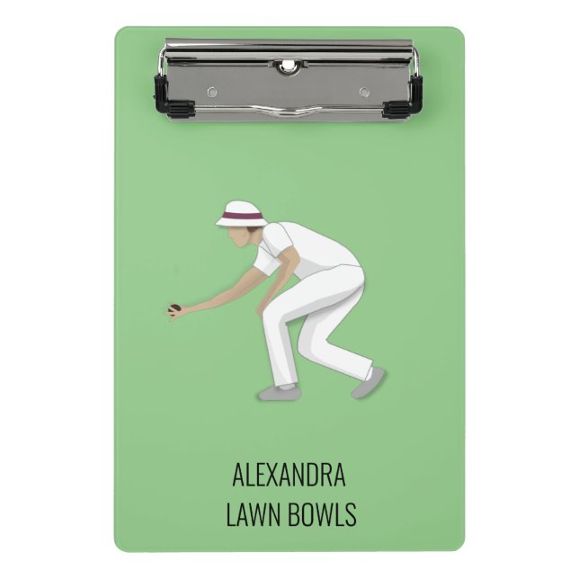 Minicarpeta De Pinza Lawn Bowls (Anverso)