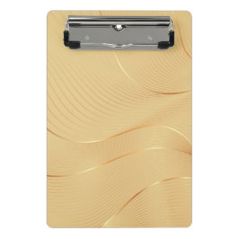 Minicarpeta De Pinza Líneas de oro fluidas Arte abstracto de fondo de l