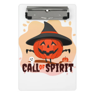 Minicarpeta De Pinza Llamado de Espíritu de Halloween