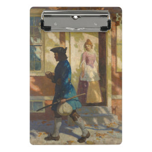 Minicarpeta De Pinza Llegada de Franklin a Filadelfia por N. C. Wyeth