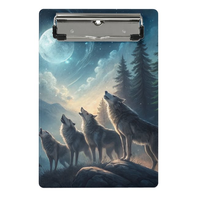 Minicarpeta De Pinza Lobos (Anverso)