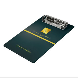 Minicarpeta De Pinza Logotipo de Marca Profesional Simple