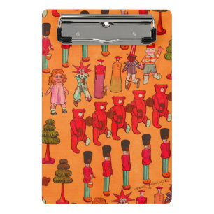 Minicarpeta De Pinza Los navidades juguetean a los niños vintage