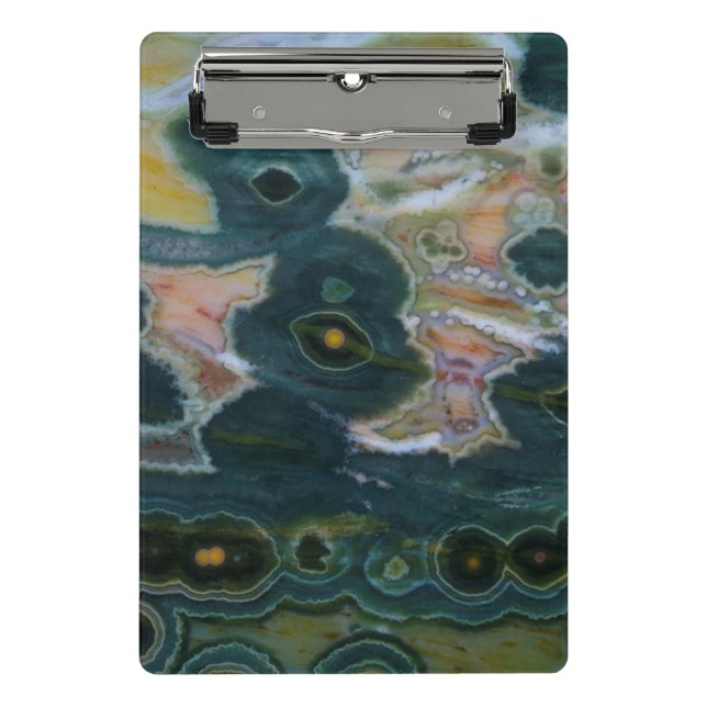 Minicarpeta De Pinza Losa de Jasper Oceánico (Anverso)