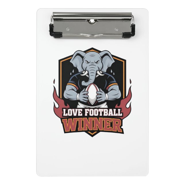 Minicarpeta De Pinza love football  (Anverso)
