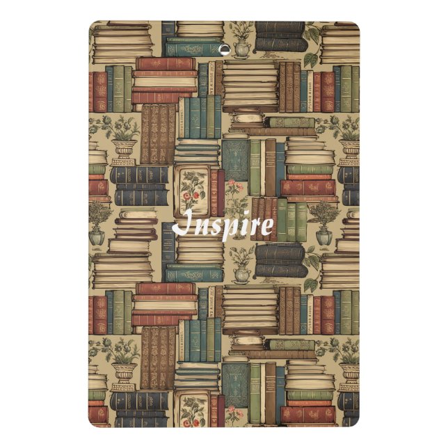 Minicarpeta De Pinza Lover de libros (Reverso)