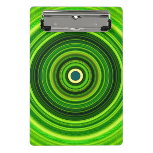 Minicarpeta De Pinza Mandala verde geométrica-25436