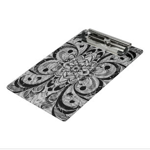 Minicarpeta De Pinza Mandalas Sinfonía de Color – Floral Psicodélico Au