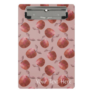 Minicarpeta De Pinza Manzanas de invierno tonos rojos apagados