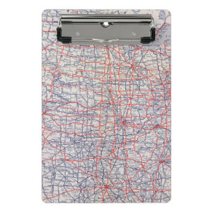 Minicarpeta De Pinza Mapa de camino Estados Unidos