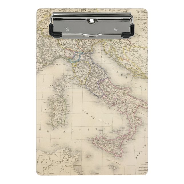 Minicarpeta De Pinza Mapa de Italia (Anverso)